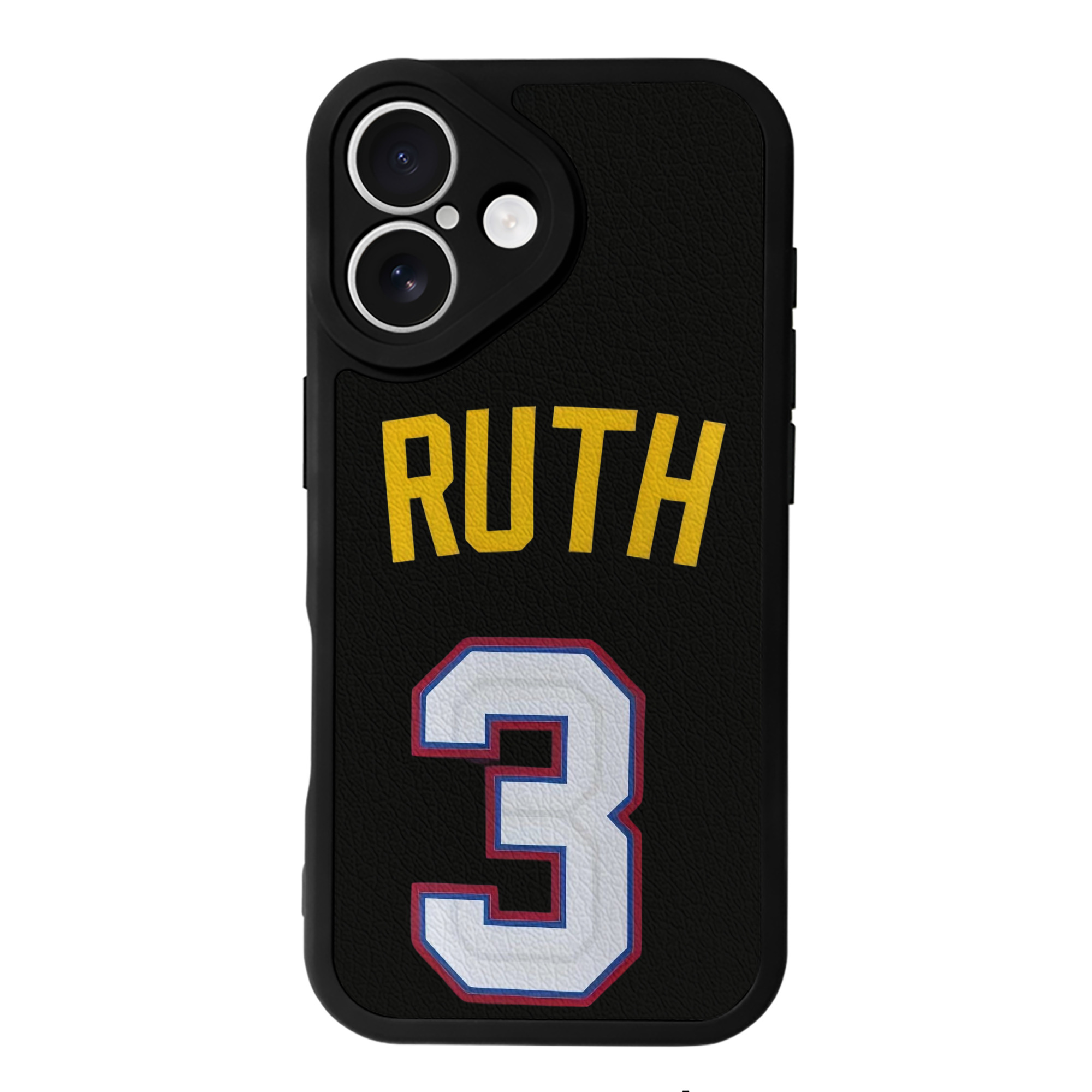  IPhone 16 Silicone Leather Case – UV Print, Lambskin Texture – Perfect Fit, Wireless Charging Compatible, Scratch Resistant, Precise Cutouts – Stylish Protection For IPhone 16